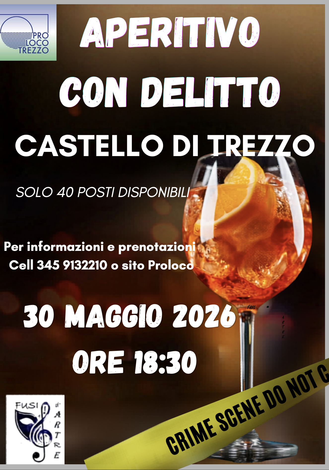 Aperitivo con delitto al Castello di Trezzo